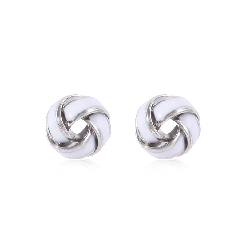 Wholesale  Independence Day earrings  personality red white blue diamond flag USA five-pointed star earrings