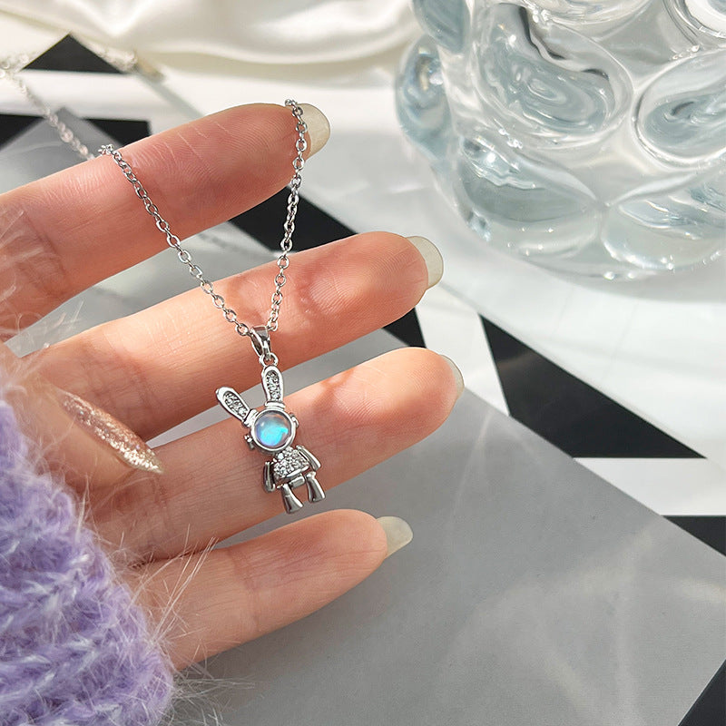 Wholesale Fluorescent Series Titanium Steel Necklace Clavicle Chain Choker Necklace ACC-NE-Panshi005