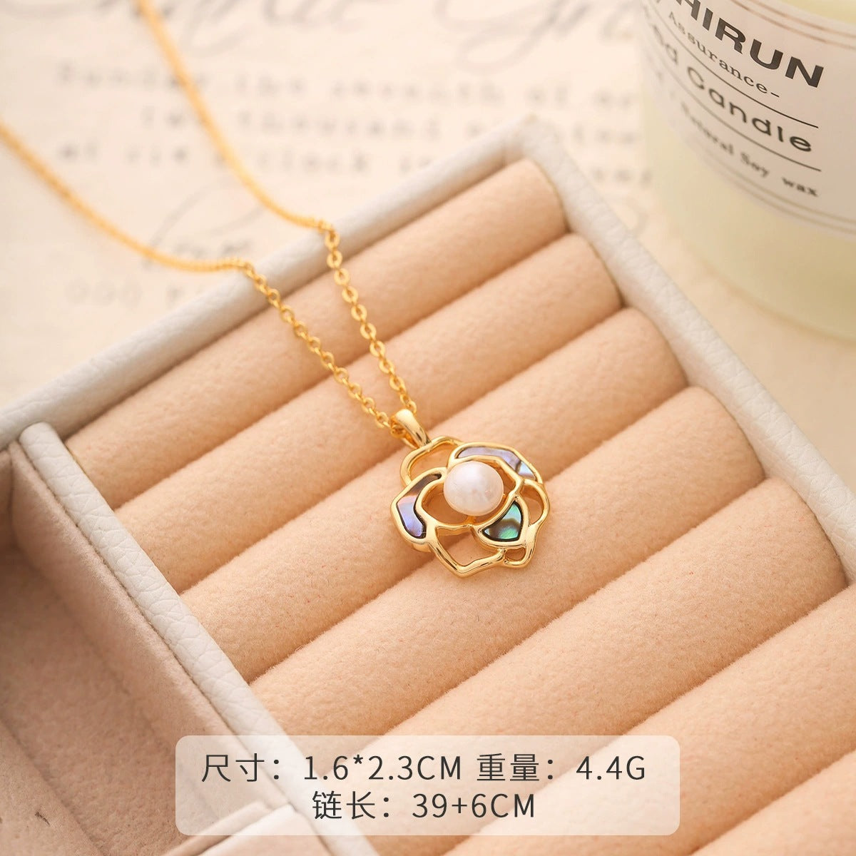 Wholesale  Oil Painting Necklace Light Luxury  Collarbone Chain