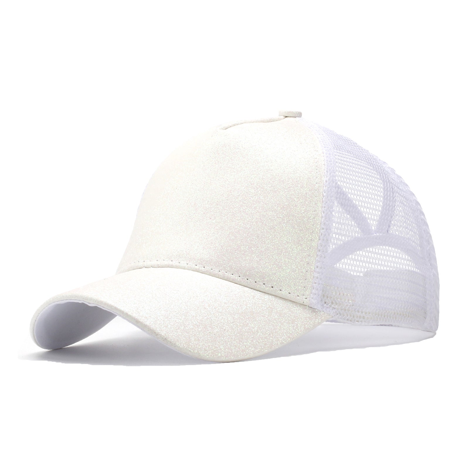 Wholesale Ponytail Cap Glitter Baseball Net Cap Peaked Cap ACC-HT-JingHong003