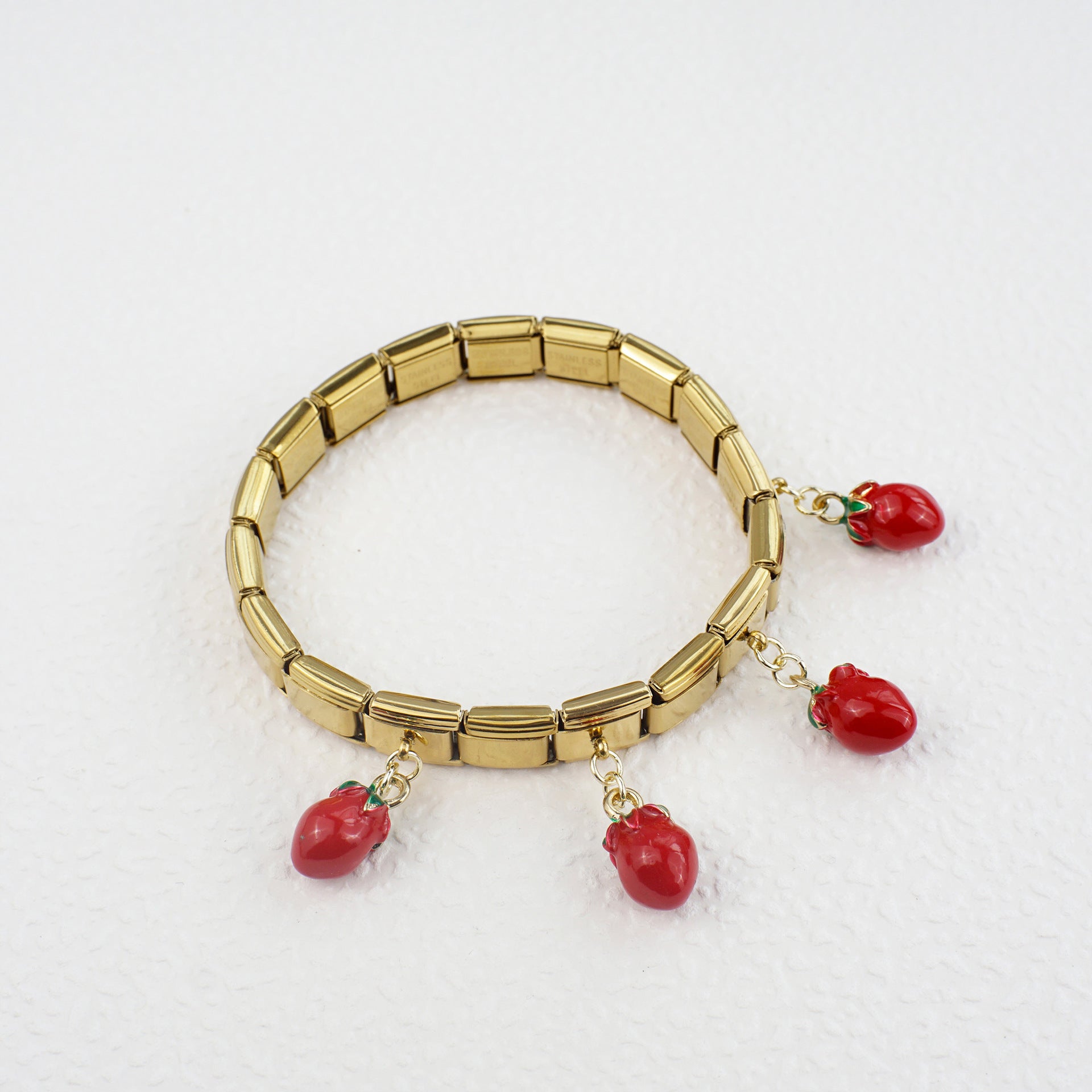 Wholesale 5pcs/   pack Single Section Creative Stainless Steel Composable Bracelet