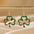 Wholesale St. Patrick's Day Hollow Green Four Leaf Clover Earrings