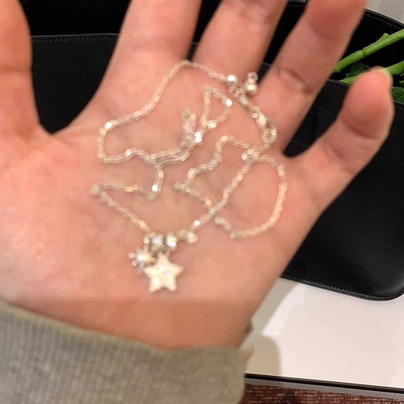 Wholesale Alloy Shining Star Necklace
