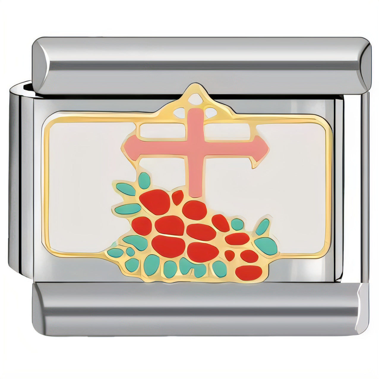 Wholesale Italian Charm Bracelet 9mm DIY Splicing Creative Cartoon Stainless Steel Composable Bracelet