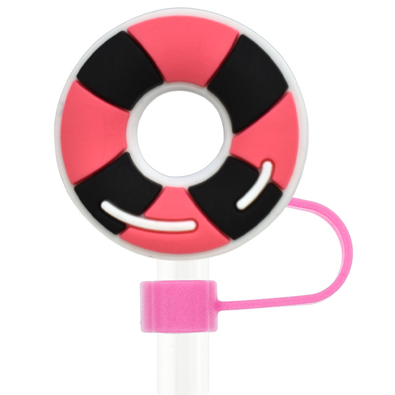 Wholesale Random 100pcs Summer Series Straw Tube Cap ACC-SCR-RYY065