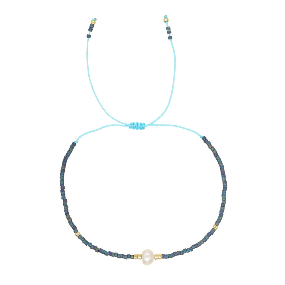 Bracelet perlé naturel de style bohème en gros