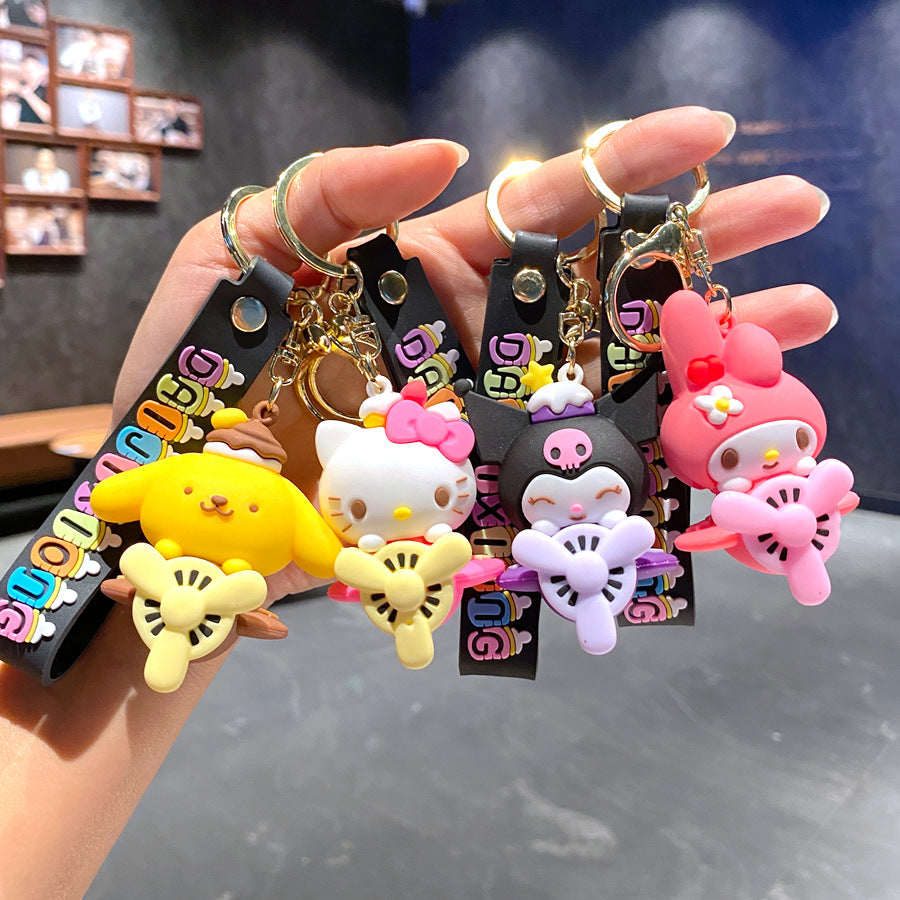 Wholesale Cartoon PVC Soft Glue Cute Keychain ACCVIP-KC-GongZ025