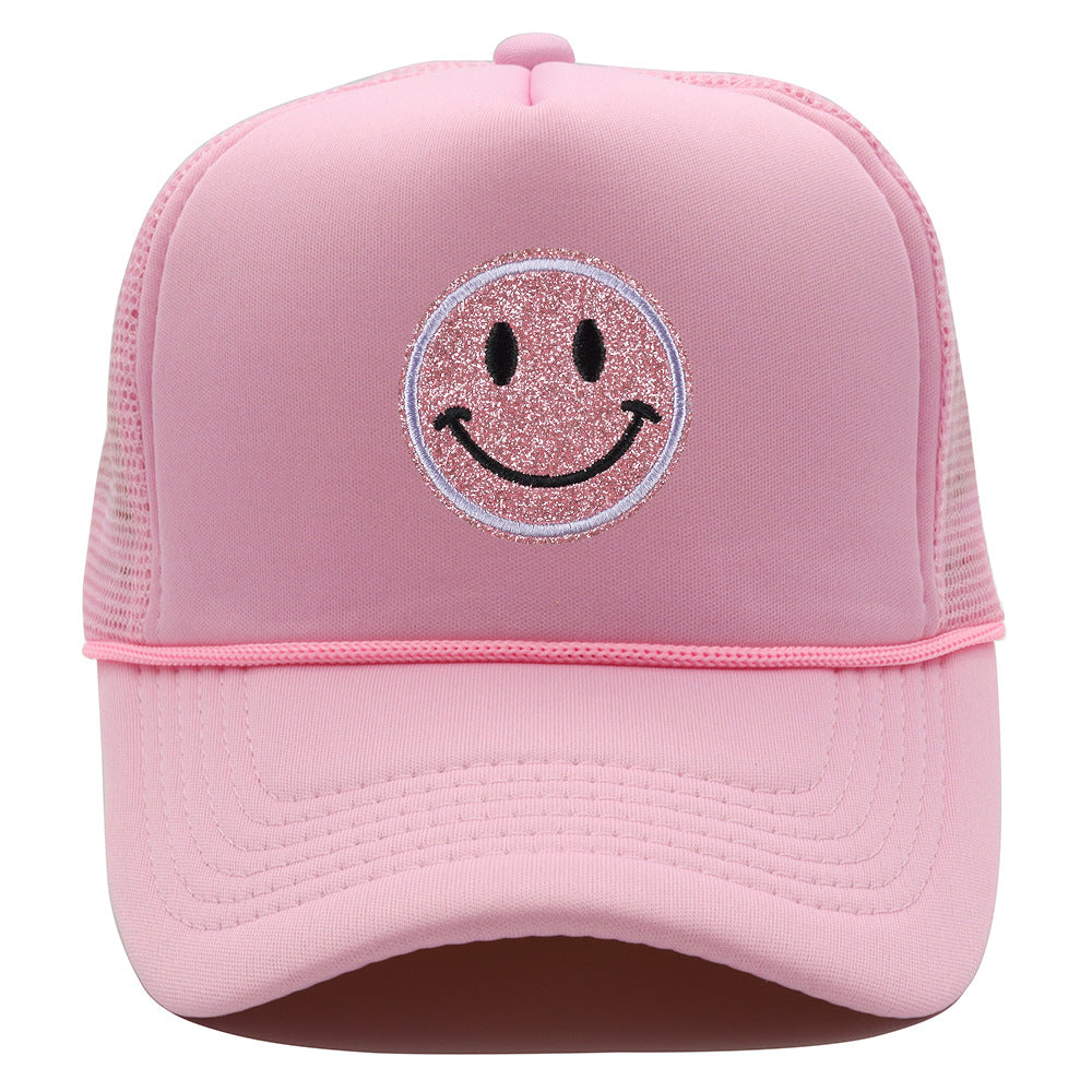 Wholesale  Smiley Face Patch Baseball Cap