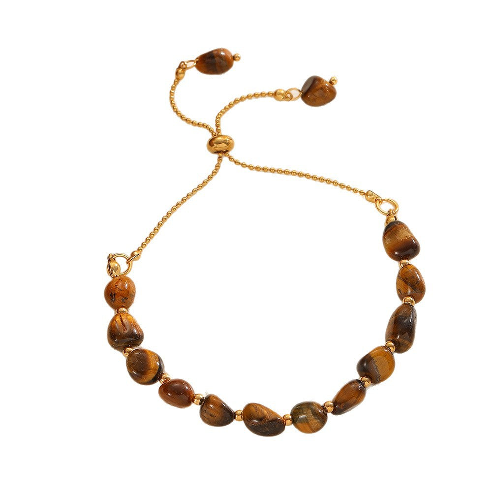 Wholesale Stainless steel cross and evil eye pendant with heart-shaped bracelet