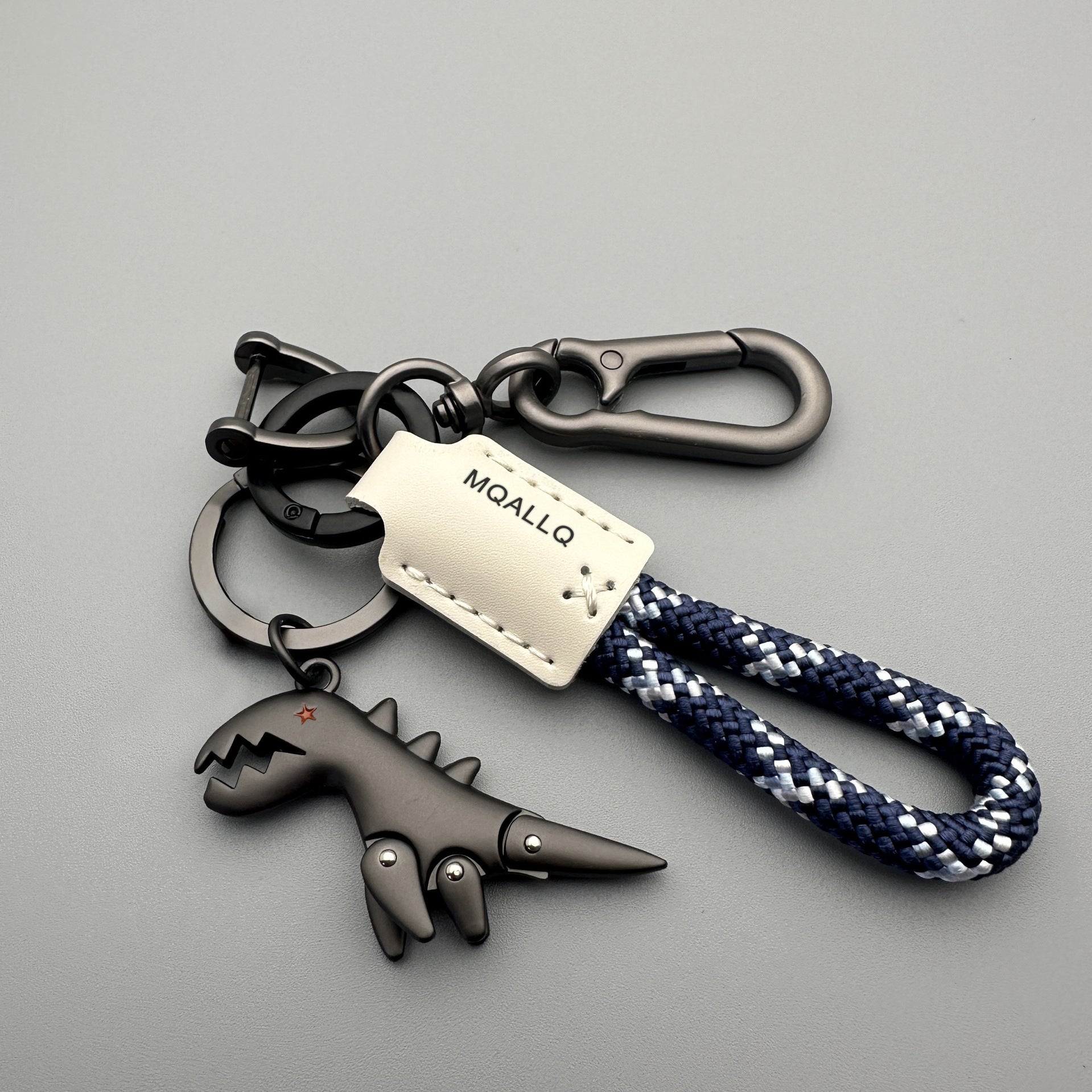 Wholesale Cute Cartoon Dinosaur Keychain Zinc Alloy Key Ring Bag Charm Fashion Accessory
