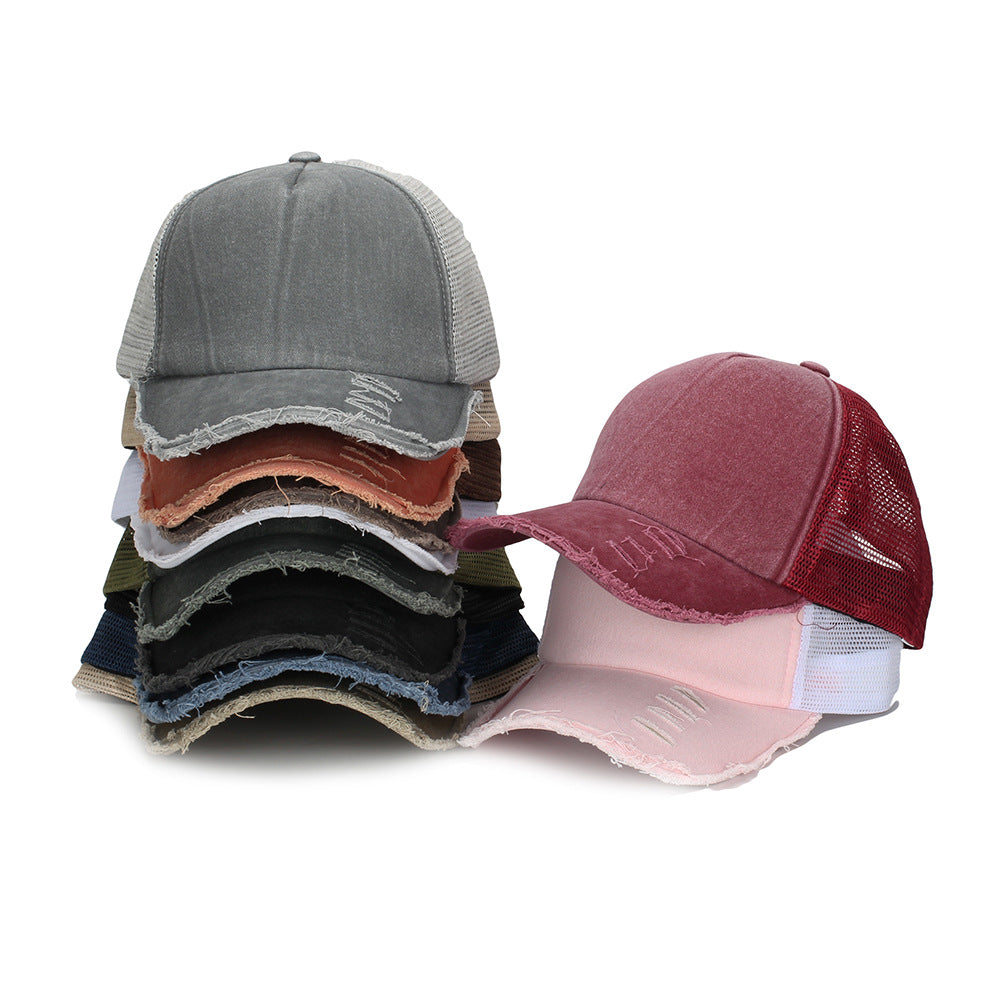 Wholesale Breathable Mesh Sun Baseball Cap