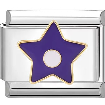 Wholesale Italian Charm Bracelet 9mm DIY  Star  Sister Flowers  Creative Stainless Steel Composable Bracelet