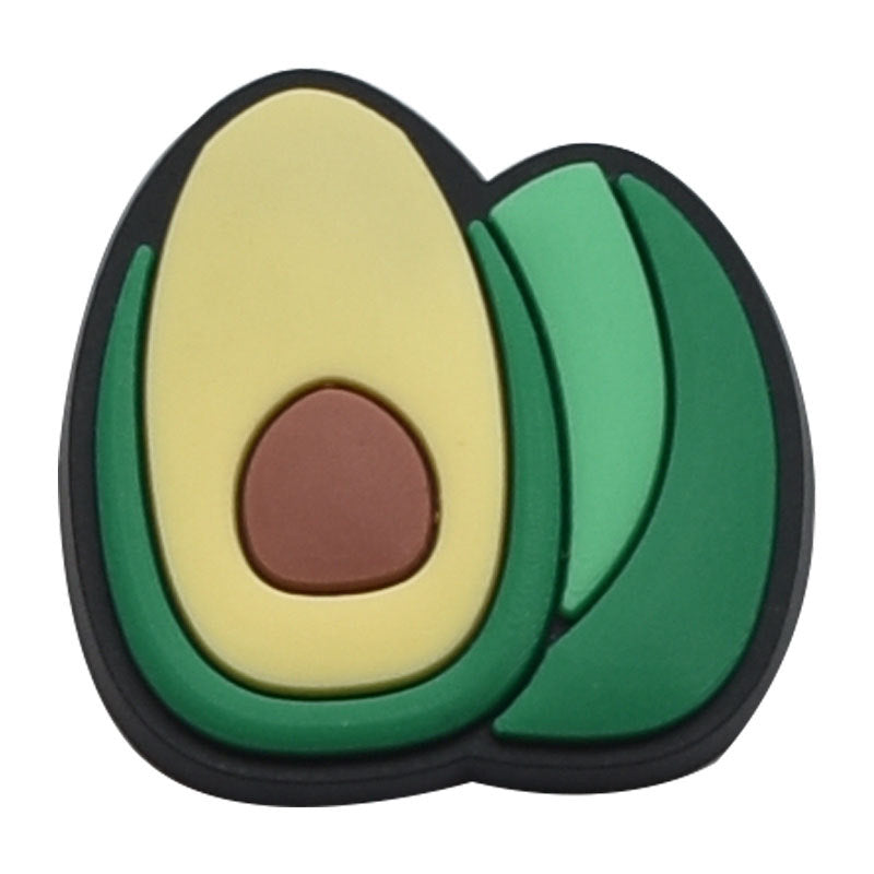 Wholesale Random 100pcs of Mexican Series PVC Soft Adhesive Hole Shoe Buckle DIY Decoration ACC-SC-RYY010