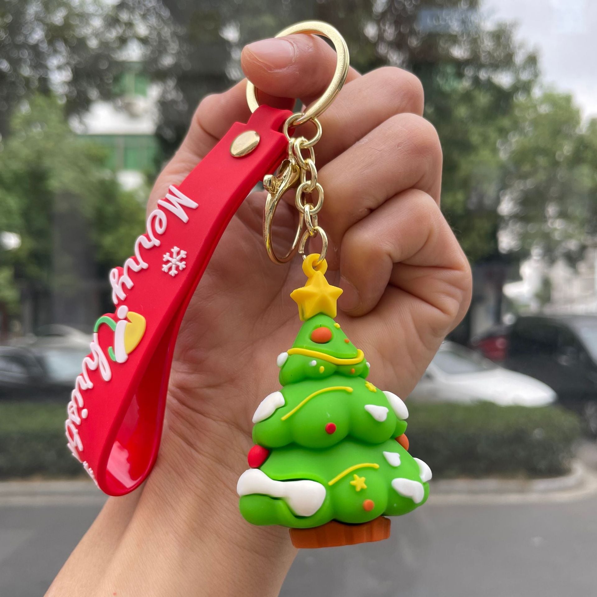 Wholesale  Christmas snowman Keychains
