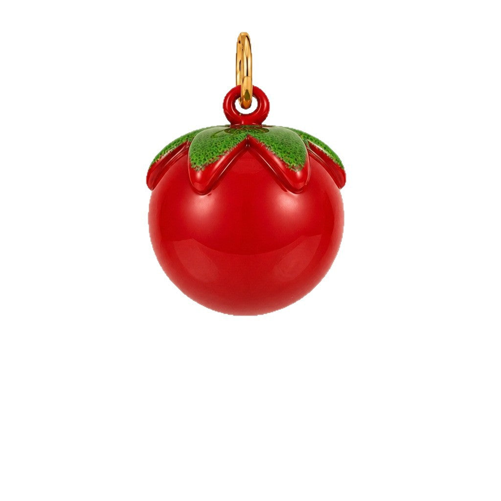Wholesale Stainless Steel Carrot Pendant Vegetable Series Charm DIY Craft Supply Fashion Jewelry Accessory For Boutique Resale