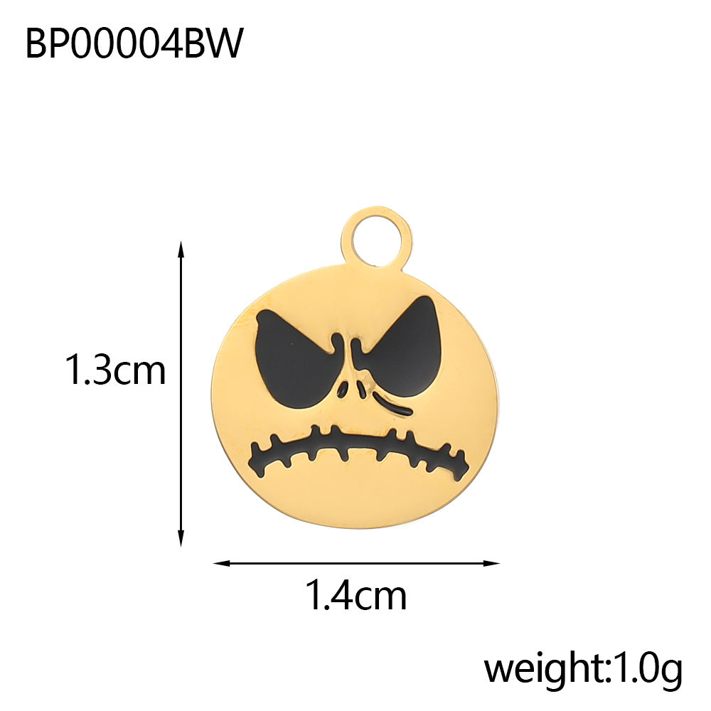 Wholesale  stainless steel skull head pendant