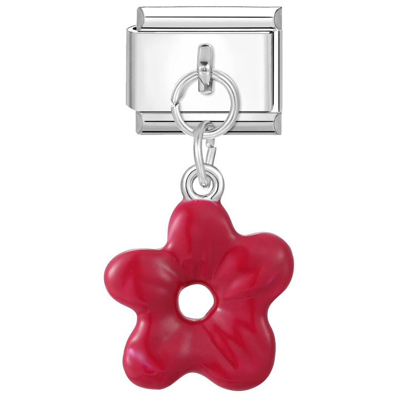 Wholesale Italian Charm Bracelet 9mm DIY Splicing Creative Pendant Stainless Steel Composable Bracelet