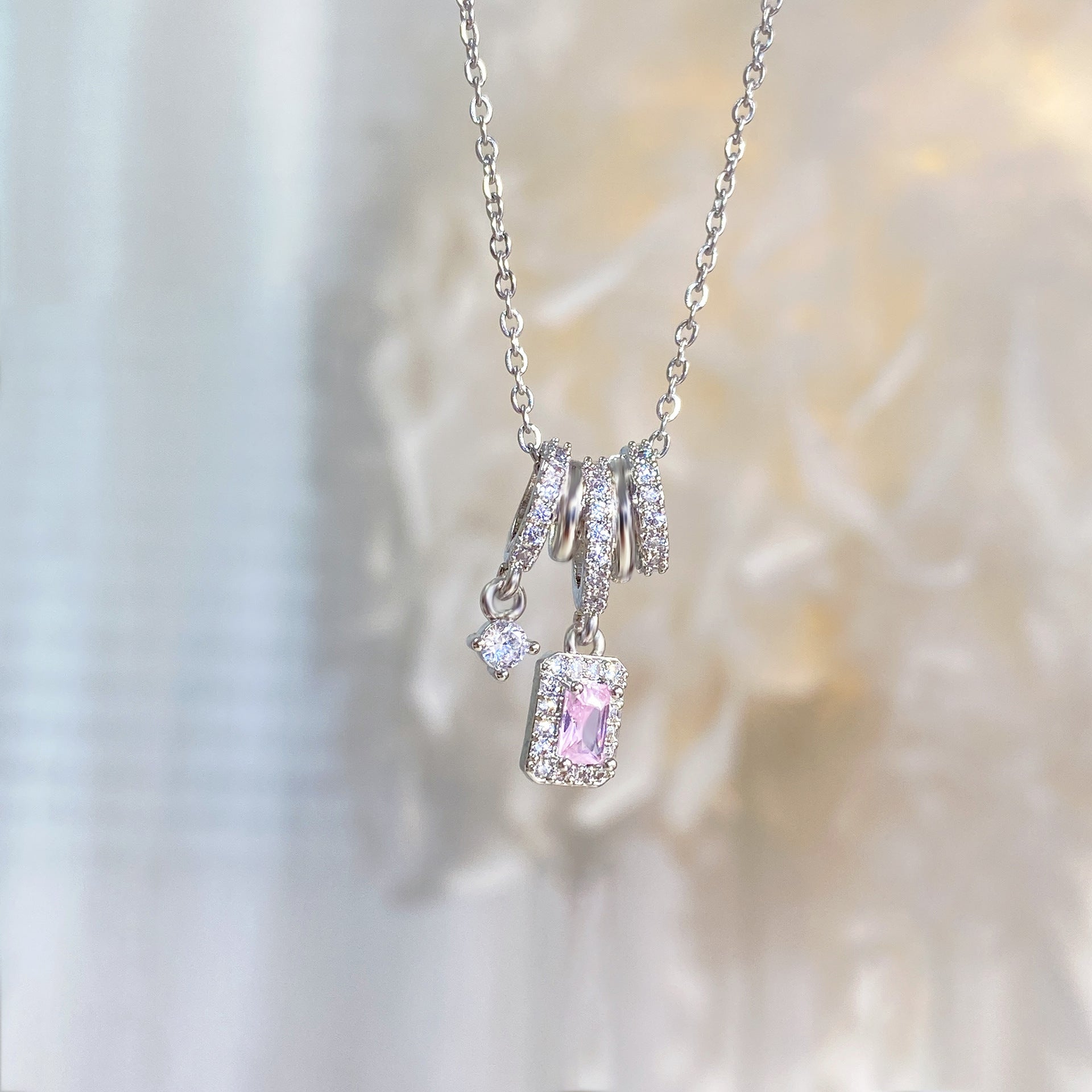 Wholesale Copper Plated 18k Real Gold Hot Sale Love Necklace ACC-NE-YuXun006