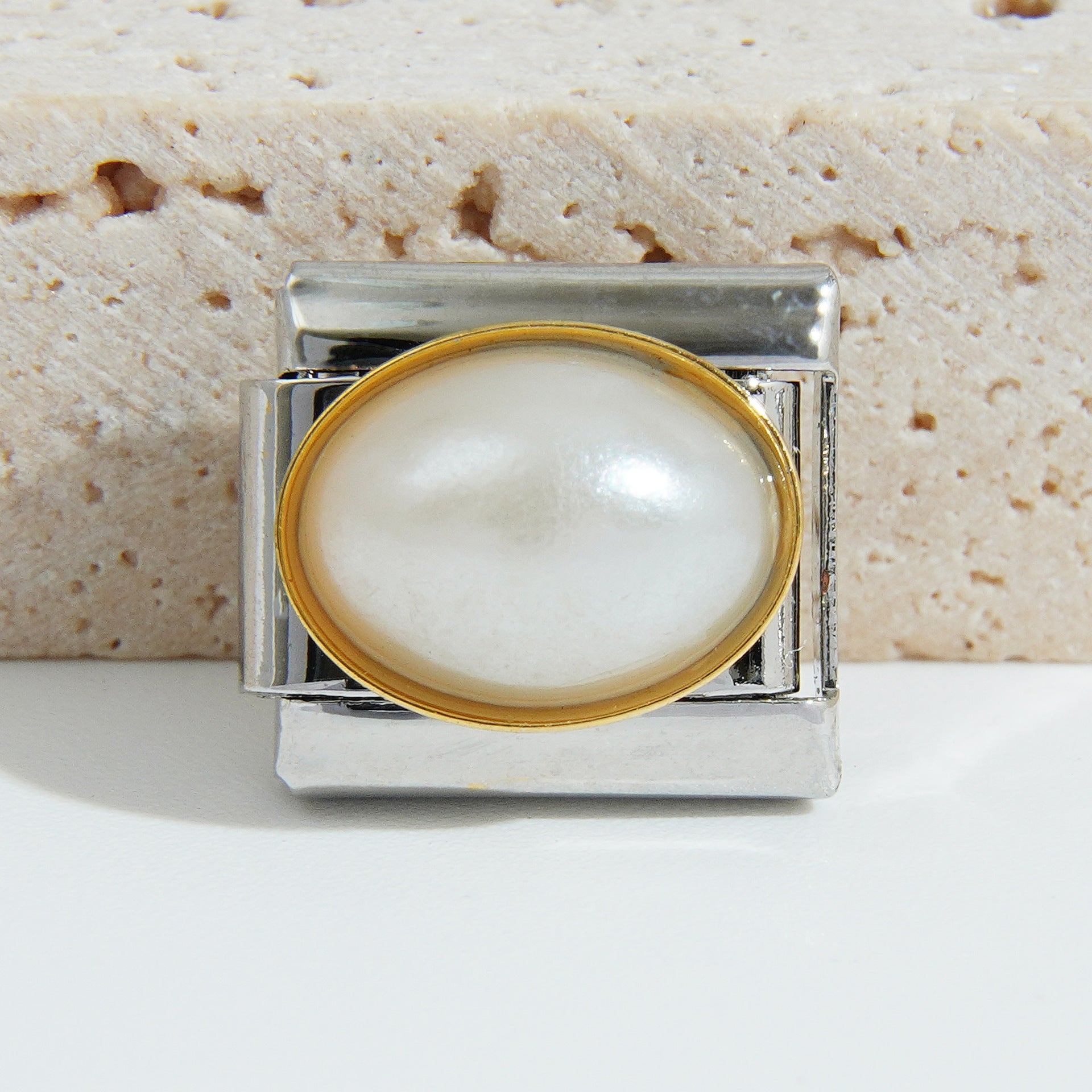 Bracelet de charme italien en gros de 9 mm Bridine d'épissage en acier inoxydable Bracelet composable