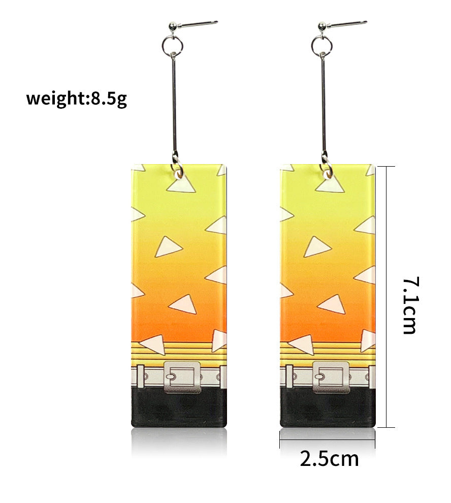 Wholesale Cartoon Anime Butterfly Acrylic Earrings ACC-ES-Jiay011