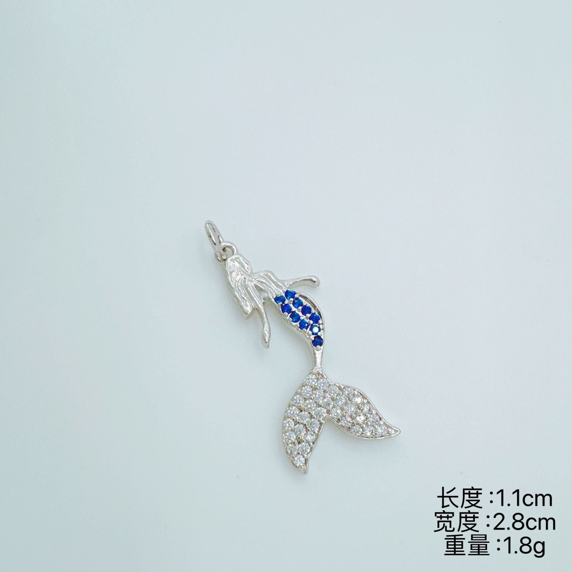 Wholesale Gold Plated Mermaid Pendant Necklace,  Chic Jewelry Accessory for Women