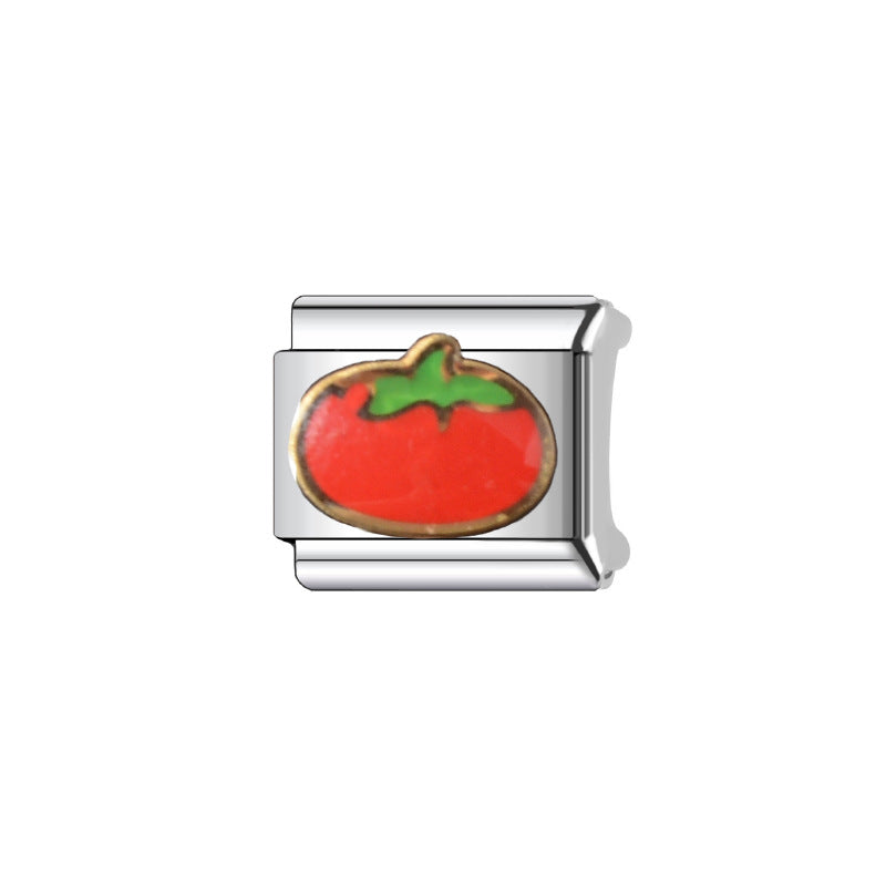 Wholesale Italian Charm Bracelet 9mm DIY Splicing Cute Creative Stainless Steel Composable Bracelet