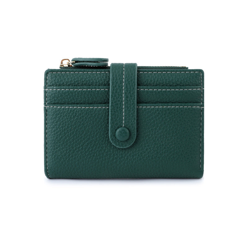 Wholesale Multi-card Slot Short Lychee Pattern Clutch Wallet ACC-WT-Tailian005