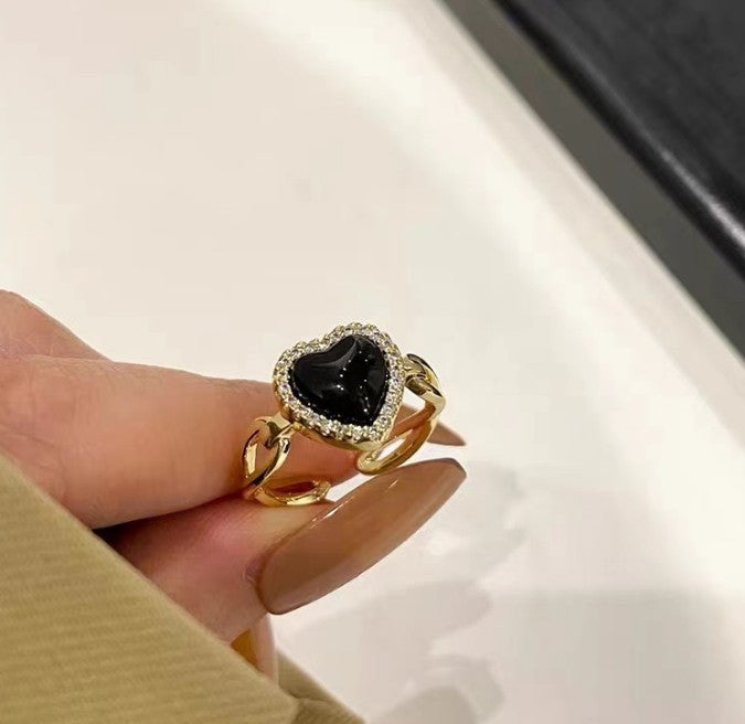 Wholesale alloy camellia flower ring