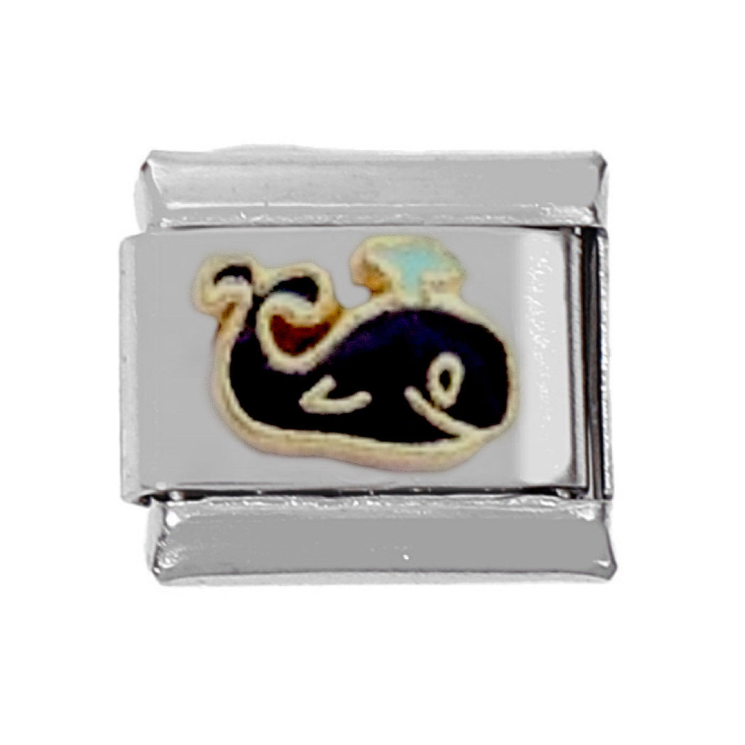 Wholesale 5pcs Italian Charm Bracelet Charm Module Stainless Steel Cute Animal Bracelet 9mm DIY Pattern Free Stitching Detachable Composable Bracelet ACC-BT-DaLiang010