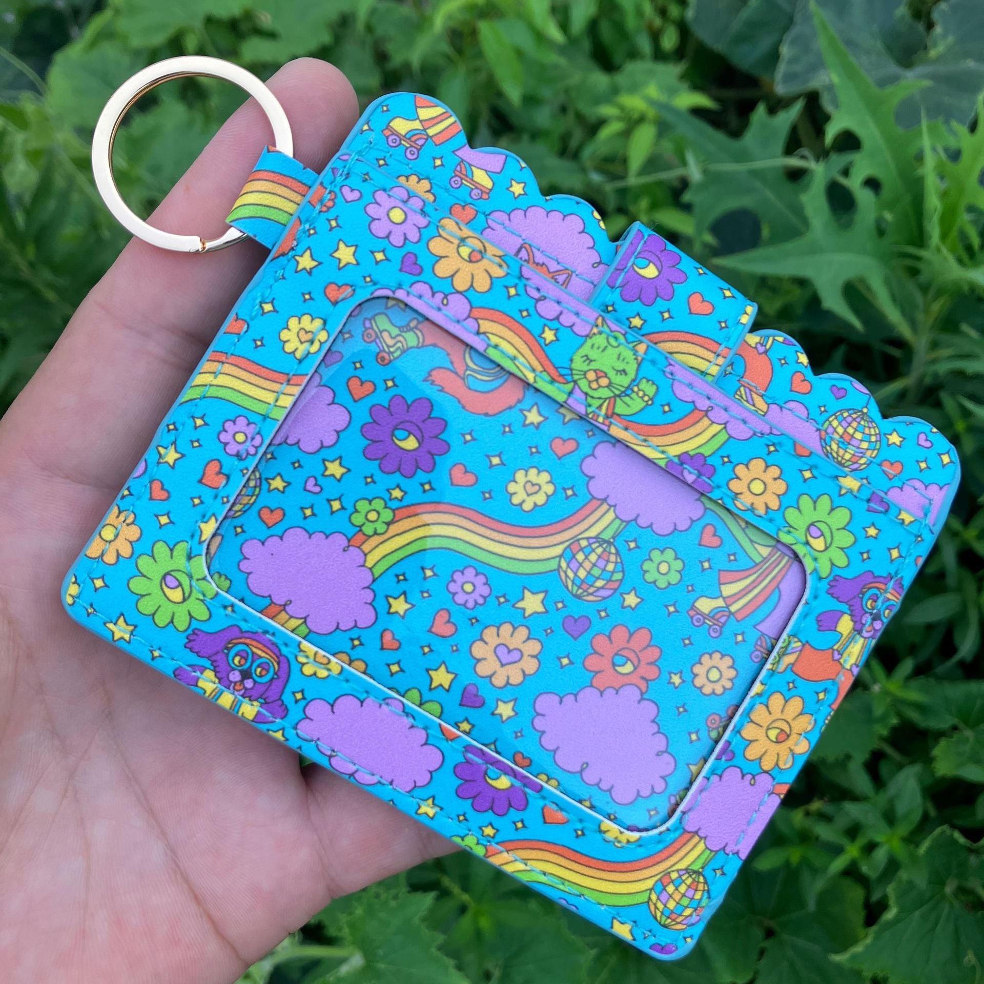 Wholesale Colorful PU Leather Card Holder Coin Purse Wallet ACC-WT-QiuXue001