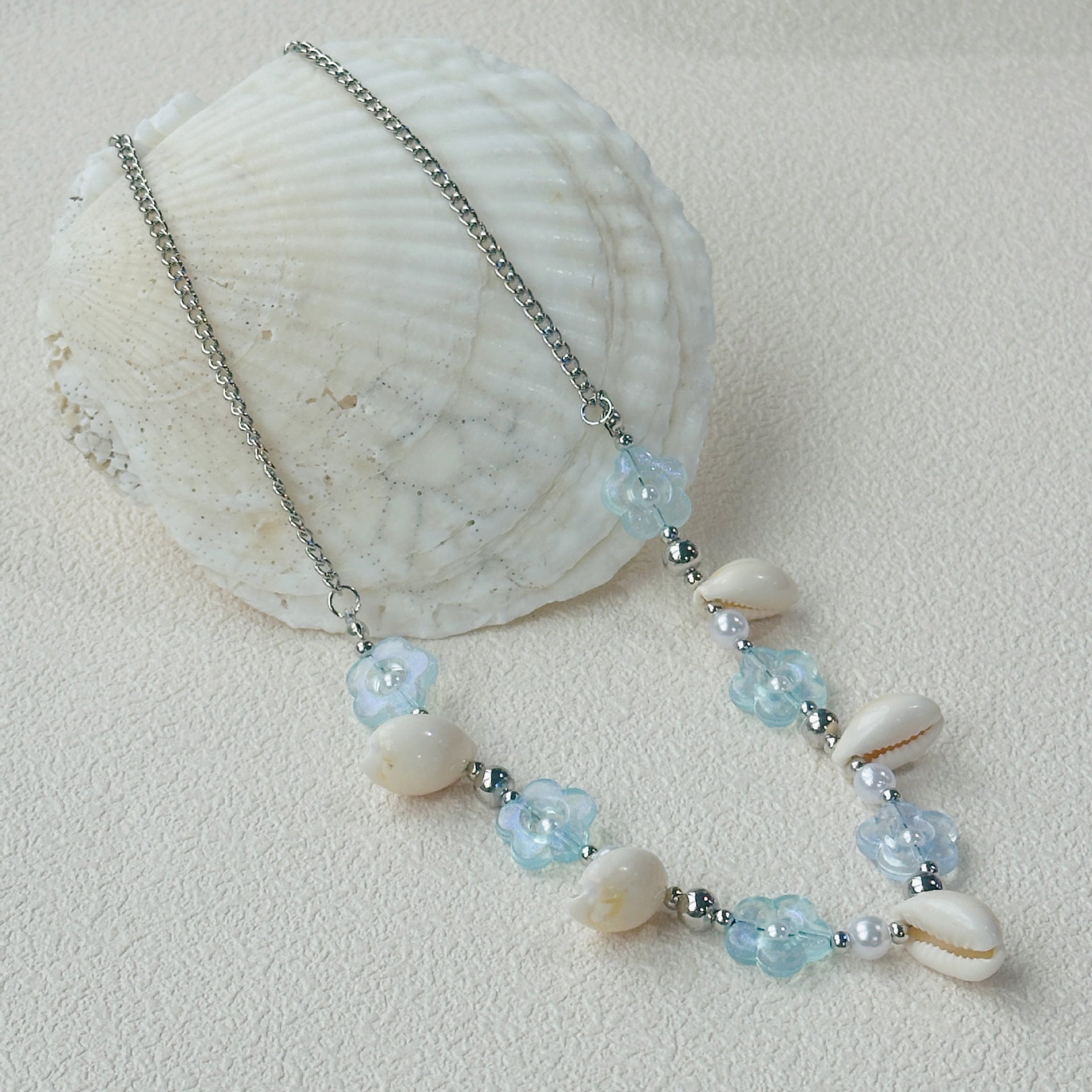 Wholesale Summer seaside pearl shell necklace