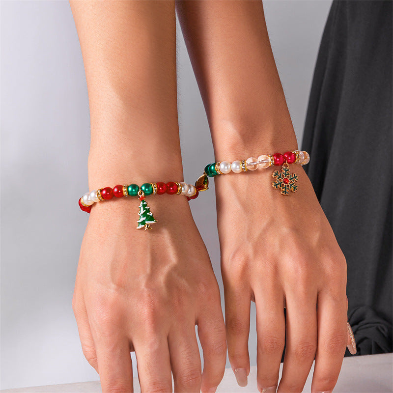 Wholesale Christmas couple bracelet  temperament magnetic bracelet