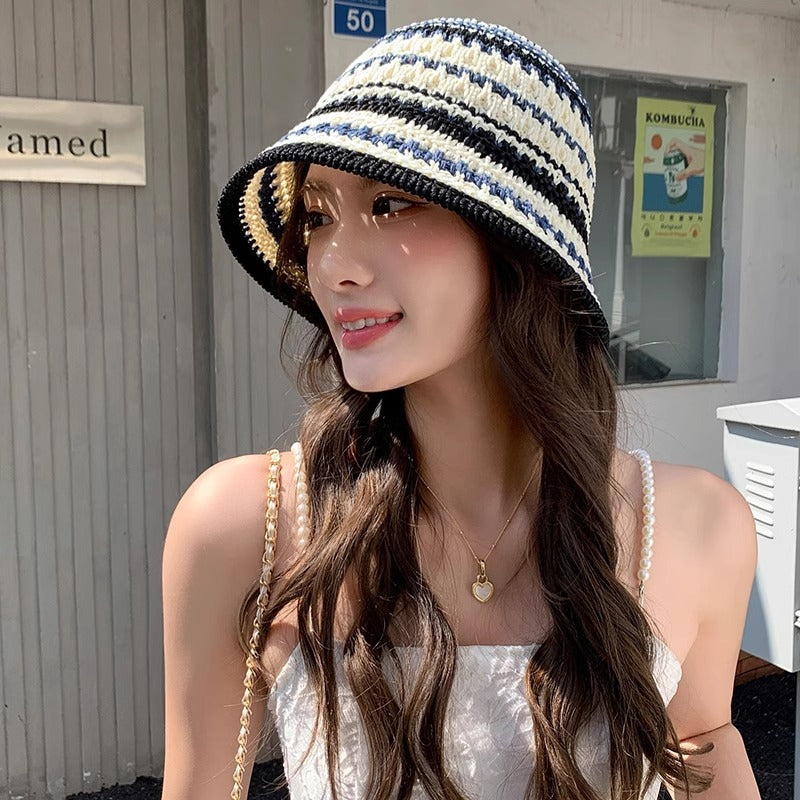 Wholesale Hollow Woven Fisherman Hat Bucket Hat
