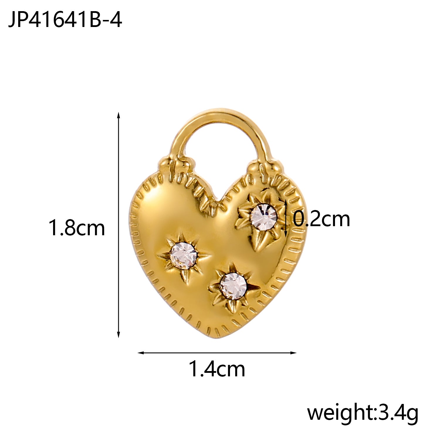 Wholesale Stainless steel retro geometric love flower peach heart pendant
