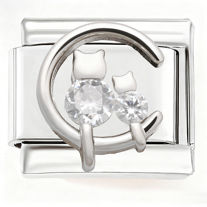 Wholesale  Italian Charm Bracelet 9mm DIY Christmas  Creative Stainless Steel Composable Bracelet