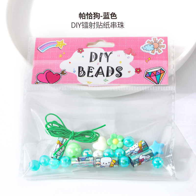 Wholesale 5pcs Stickers  Beads  Stickers Beads Bracelet
