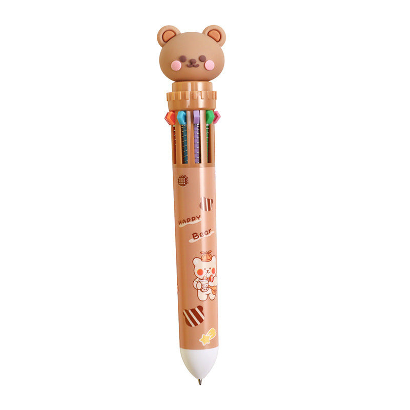 Wholesale Cartoon Ten Color Ballpoint Pen