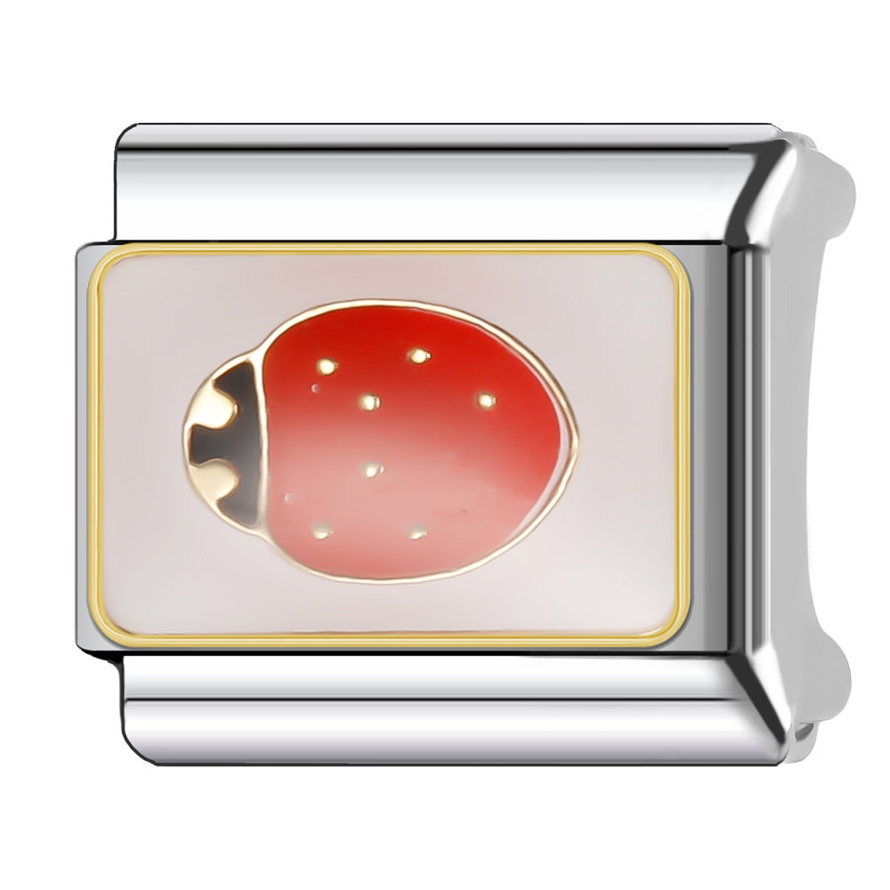 Wholesale Italian Charm Bracelet 9mm DIY Splicing Animal Style Stainless Steel Composable Bracelet