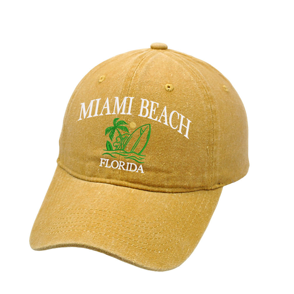 Wholesale Vintage Beach Hat Baseball Cap Embroidered Beach Cap ACC-HT-HaiPu003
