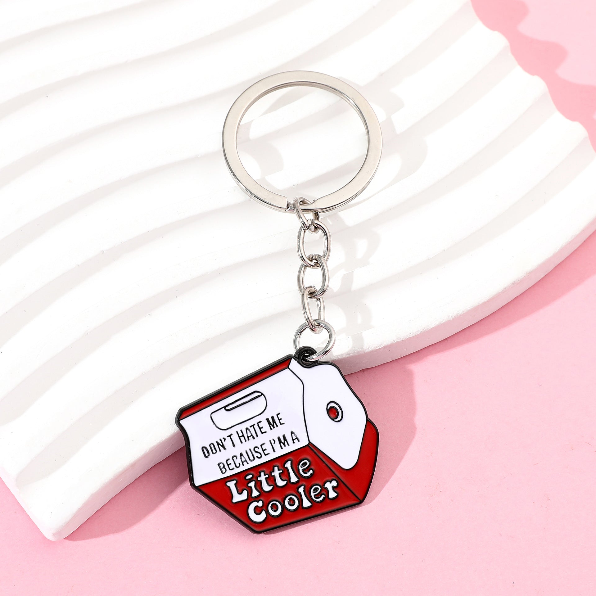 Wholesale  personalized letter milk keychain
