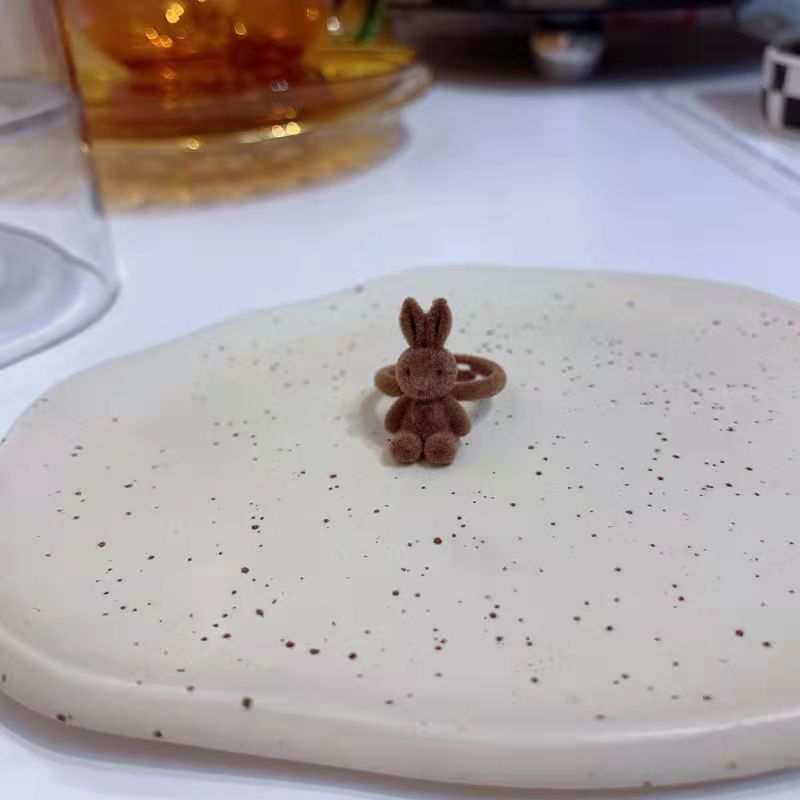 Wholesale Funny little monster plush ring