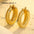 Wholesale Retro 18K Gold Plated Stainless Steel Earrings