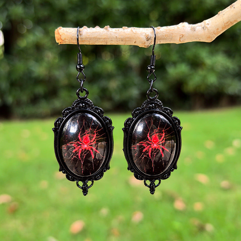 Wholesale Popular Halloween Earrings Retro Dark Series Spider Style Creative Earrings