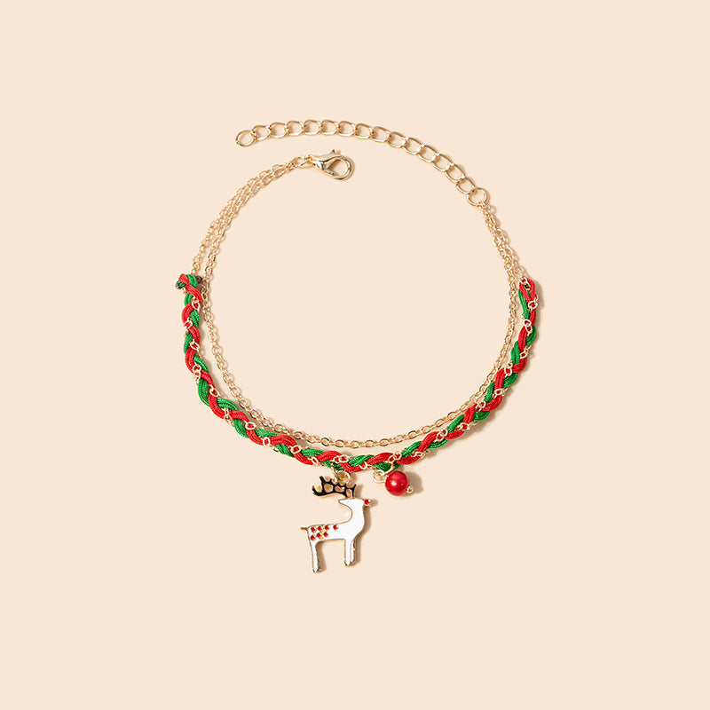 Wholesale Christmas Handmade Chain-style Assembled Retro Bracelet ACC-BT-MDD005