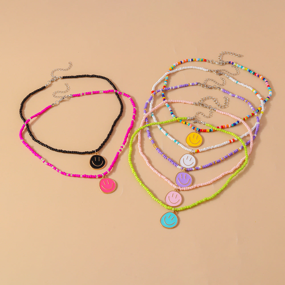 Wholesale Rice Bead Necklace Stitching Necklaces Choker Necklaces ACC-NE-YueSen004