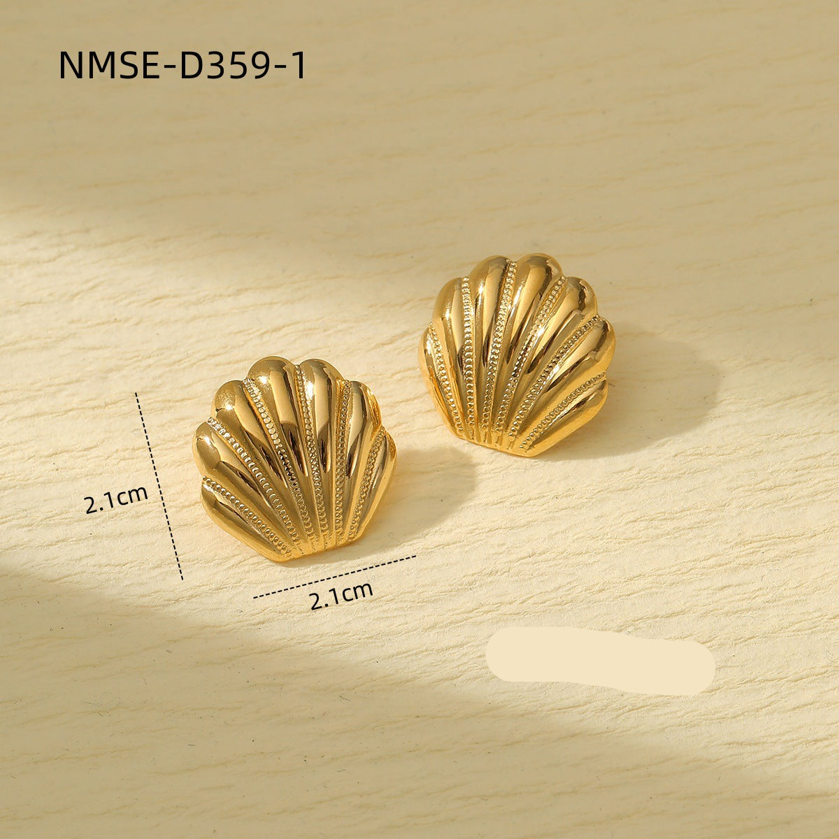 Wholesale   Light Luxury All-match Stainless Steel Stud Earrings