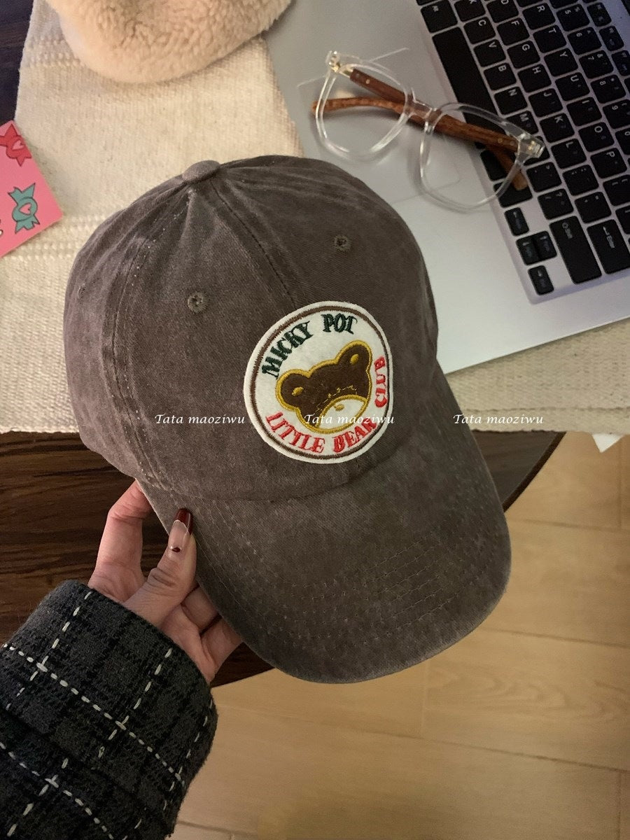 Wholesale pink heart cat baseball cap