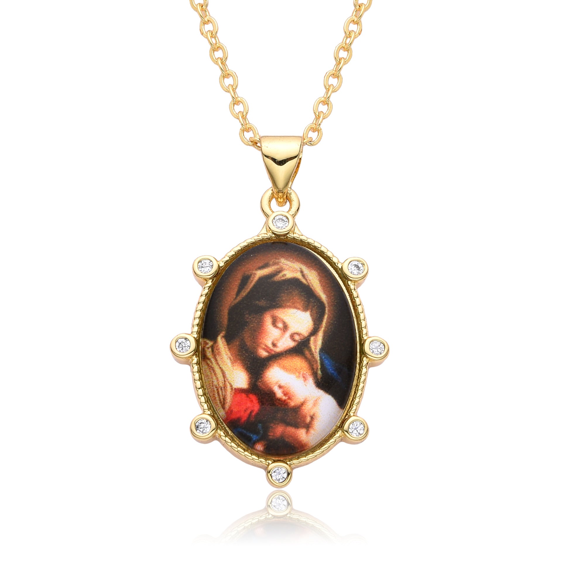 Wholesale retro portrait pendant women's jewelry necklace