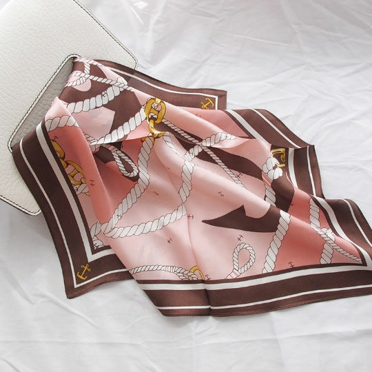 Wholesale  Silk f Women' s Autumn f f All-match Hair Band Fashion Small Square f