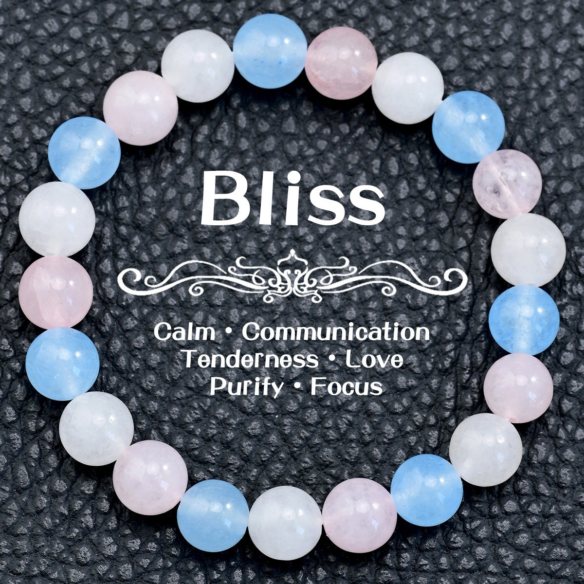 Wholesale Vintage Blue Stone Round Beaded Bracelet,  Women' s Elastic Stretch,  Fashion Accessory Gift for Resale
